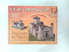 CUIT - Комплект cборная керамическая модель здания - Церковь Сан-Мартин-де-Фромиста (Palencia Spain), 1/80, 3.621