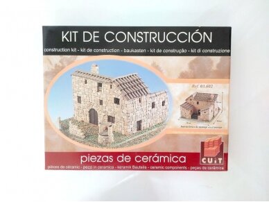 CUIT - Ceramic Building Model kit - House with well, 1/60, 3.602 CUIT - Ceramic Building Model kit - House with well, 1/60, 3.602