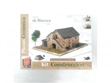 CUIT - Keraamiliste ehitusmudelite komplekt - Huesca maamaja, 1/60, 3.605