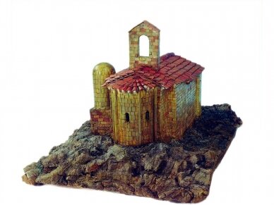 CUIT - Surenkamas Keraminio pastato modelis - Santa Cecilia bažnyčia (Palencia, Spain), 1/80, 3.623 4