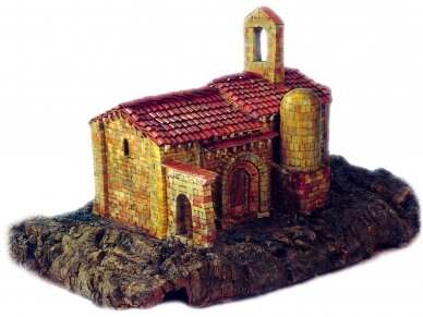 CUIT - Surenkamas Keraminio pastato modelis - Santa Cecilia bažnyčia (Palencia, Spain), 1/80, 3.623 5