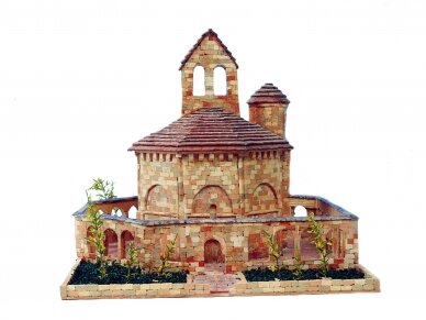 CUIT - Surenkamas Keraminio pastato modelis - Santa Maria de Eunate bažnyčia (Navarra Spain), 1/80, 3.622 2