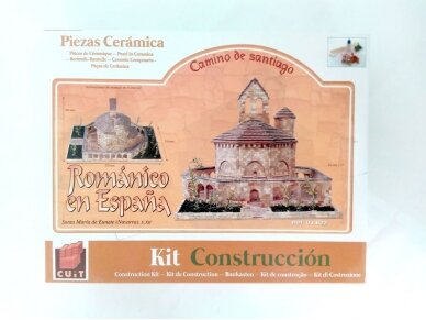 CUIT - Surenkamas Keraminio pastato modelis - Santa Maria de Eunate bažnyčia (Navarra Spain), 1/80, 3.622 CUIT - Surenkamas Keraminio pastato modelis - Santa Maria de Eunate bažnyčia (Navarra Spain), 1/80, 3.622
