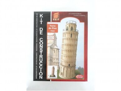 CUIT - Keraamiliste ehitusmudelite komplekt - Pisa torn, (Pisa, Italy) 1/165, 3.653