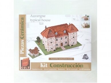 CUIT - Ceramic Building Model kit - French house region Auvergne, 1/87, 3.528 CUIT - Ceramic Building Model kit - French house region Auvergne, 1/87, 3.528