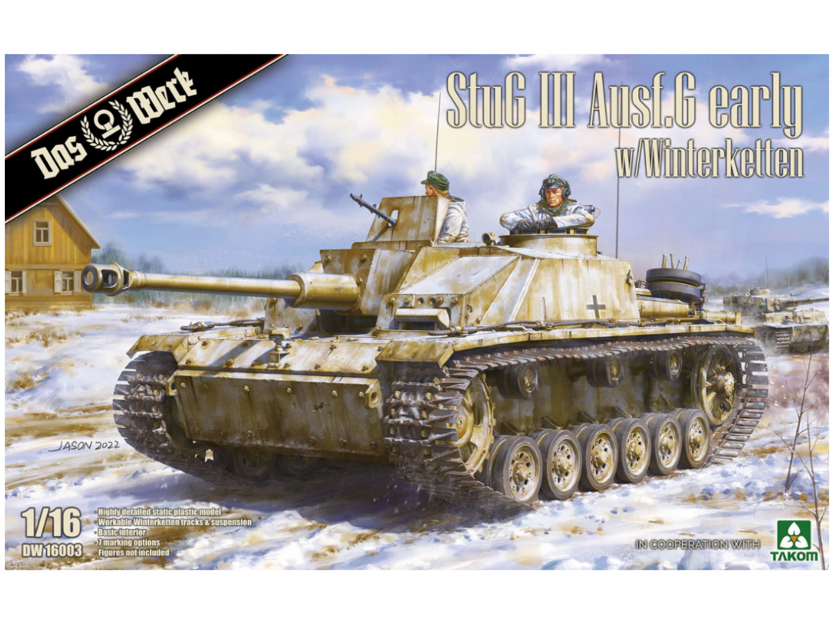 Das Werk - StuG III Ausf. G early with Winterketten, 1/16, 16003 Das Werk - StuG III Ausf. G early with Winterketten, 1/16, 16003
