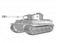 Das Werk - PzKpfwg.VI Tiger I late, 1/35, 35028