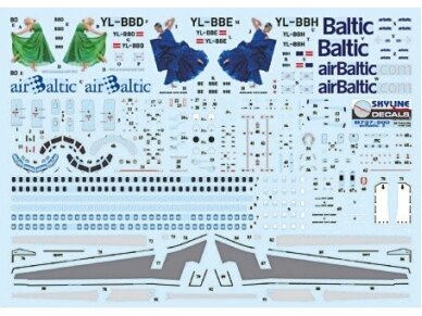 Daco - Boeing 737-500 Plastic Kit Air Baltic, 1/144, SKY144-05B 1