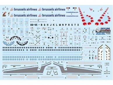 Daco - Boeing 737-400 Plastic Kit Brussels Airlines, 1/144, SKY144-04B 1