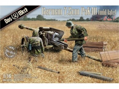 Das Werk - German 7,5cm PaK40 (mid/late), 1/16, 16020 Das Werk - German 7,5cm PaK40 (mid/late), 1/16, 16020