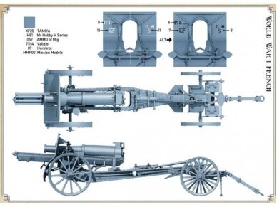 Das Werk - French Schneider 155mm C17S howitzer France, USA, Spain, Germany, 1/35, 35022 1