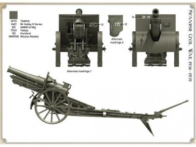 Das Werk - French Schneider 155mm C17S howitzer France, USA, Spain, Germany, 1/35, 35022 3