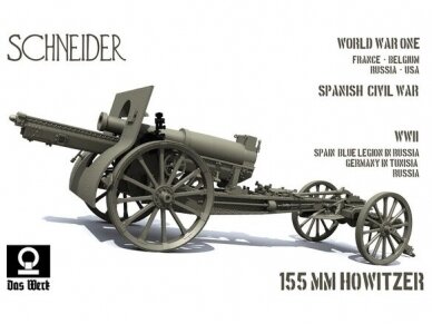 Das Werk - French Schneider 155mm C17S howitzer France, USA, Spain, Germany, 1/35, 35022 6