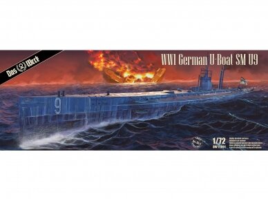 Das Werk - WWI German U-Boat SM U-9, 1/72, 72001