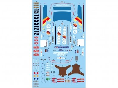 D’Modelkitss - Ford Sierra Cosworth 4×4 Gr. A Rally Monte Carlo 1991, 1/24, DMK001 3