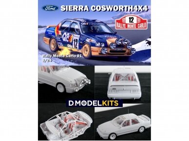 D’Modelkitss - Ford Sierra Cosworth 4×4 Gr. A Rally Monte Carlo 1991, 1/24, DMK001 2