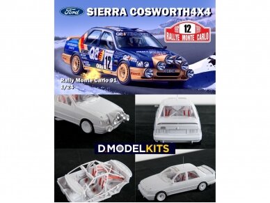 D’Modelkits - Ford Sierra Cosworth 4×4 Gr. A Rally Monte Carlo 1991, 1/24, DMK001 2
