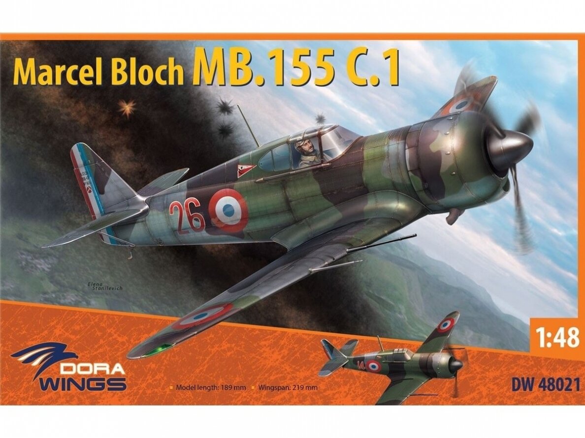Dora Wings - Marcel-Bloch MB.155С.1, 1/48, 48021 Dora Wings - Marcel-Bloch MB.155С.1, 1/48, 48021