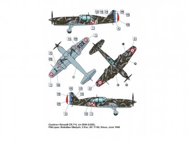 Dora Wings - Caudron-Renault CR.714, 1/48, 48047 5 Dora Wings - Caudron-Renault CR.714, 1/48, 48047 5