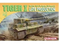 Dragon - Tiger I Sd.Kfz. 181 Ausf. E Late Production w/Zimmerit, 1/72, 7203