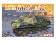 Dragon - Sd.Kfz. 171 Panther G Late Production w/Air Defense Armor, 1/72, 7696