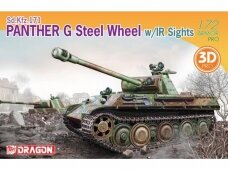 Dragon - Sd.Kfz. 171 Panther G Steel Wheel w/ IR Sights, 1/72, 7697