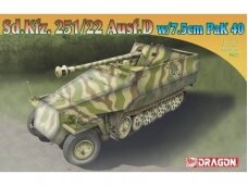 Dragon - Sd.Kfz. 251/22 Ausf.D w/7.5cm PaK 40, 1/72, 7351