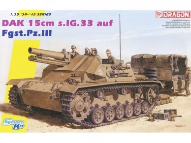 Dragon - DAK 15cm s.IG.33 auf Fahrgestell Pz.Kpfw.III (Sf), 1/35, 6904