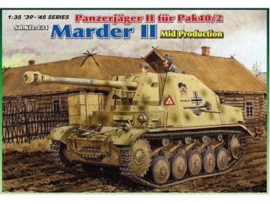 Dragon - Sd.Kfz.131 Panzerjäger II für PaK 40/2 "Marder II" Mid Production, 1/35, 6423