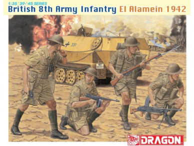 Dragon - British 8th Army Infantry El Alamein 1942, 1/35, 6390 Dragon - British 8th Army Infantry El Alamein 1942, 1/35, 6390