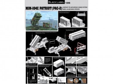 Dragon - MIM-104C Patriot Surface-to-Air Missile (SAM) System (PAC-2), 1/35, 3604 1