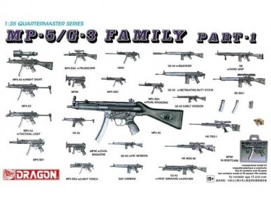 Dragon - MP-5/G-3 Family Part 1, 1/35, 3803