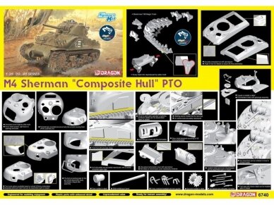 Dragon - M4 Sherman "Composite Hull" PTO, 1/35, 6740 3