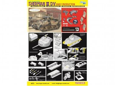 Dragon - Sherman III DV Early Production, 1/35, 6573 1
