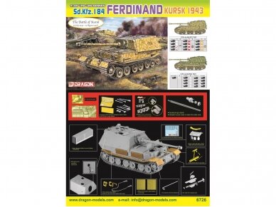 Dragon - Sd.Kfz.184 Ferdinand (the Battle of Kursk), 1/35, 6726 1