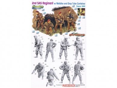 Dragon - 2nd SAS Regiment w/ Welbike and Drop Tube Container France 1944, 1/35, 6586 4