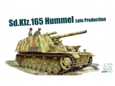 Dragon - Sd.Kfz. 165 Hummel Late Production, 1/72, 7628