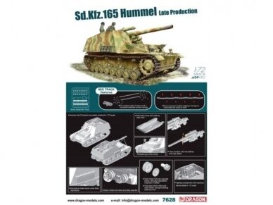 Dragon - Sd.Kfz. 165 Hummel Late Production, 1/72, 7628 1