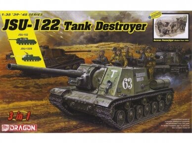 Dragon - JSU-122 vs Panzerjäger (3 in 1) JSU-122, JSU-122S or JSU-152, 1/35, 6787
