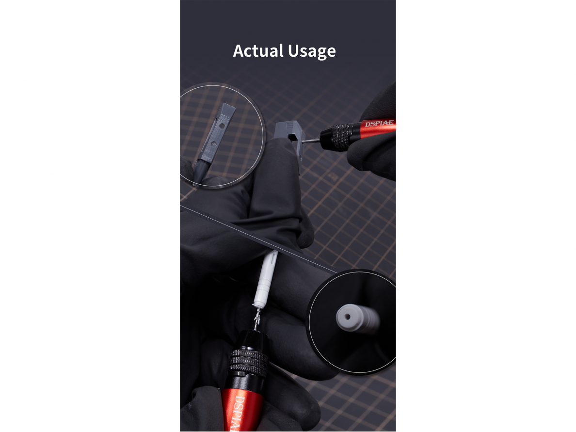 DSPIAE - AT-VHDS General Purpose Chuck Hand Drill (Мини-дрель ручная), AT-VHDS 4