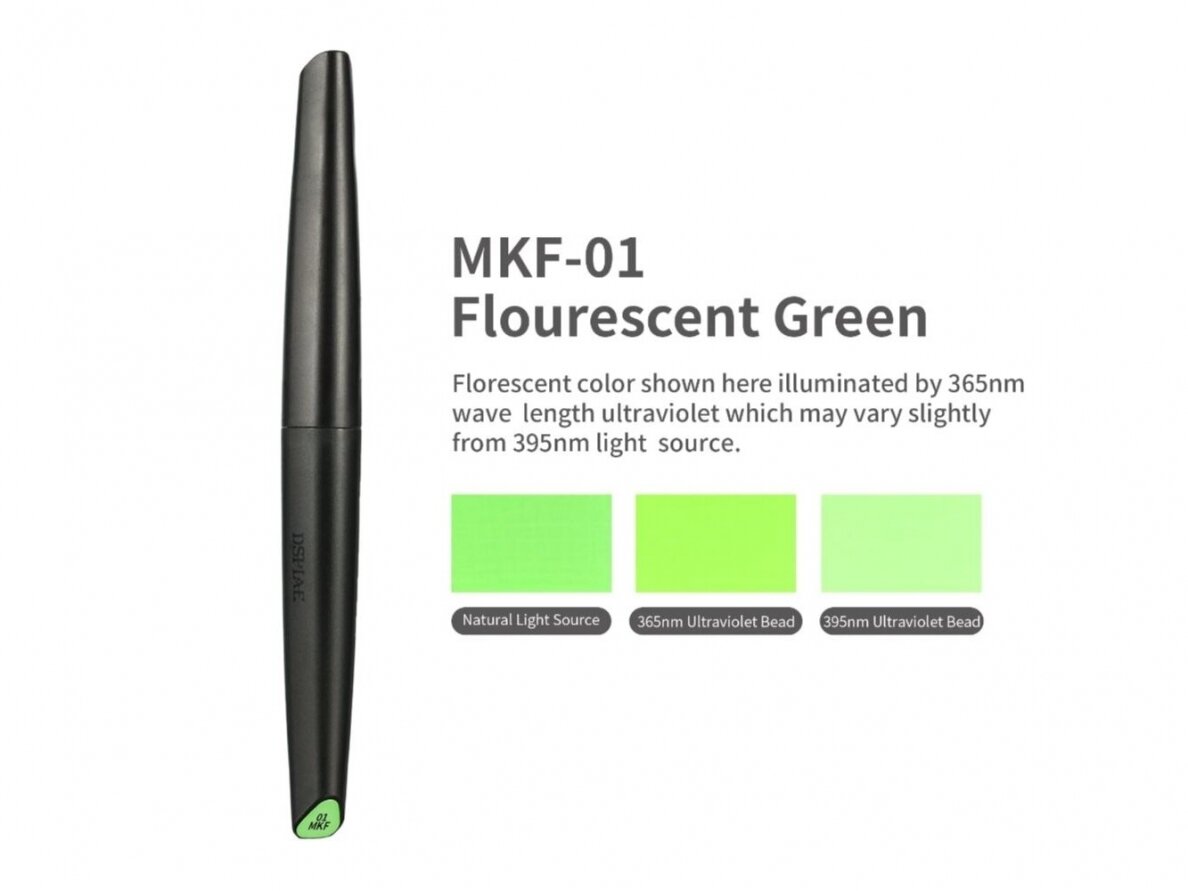 DSPIAE - MKF-01 Water-Based Soft Head Marker Fluorescent Green (Маркер), MKF-01 DSPIAE - MKF-01 Water-Based Soft Head Marker Fluorescent Green (Маркер), MKF-01