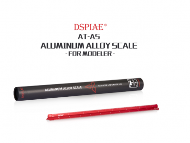 DSPIAE - Aluminium Alloy Scale Ruler (1/144,1/100,1/72,1/48,1/35,1/24) ( Alumīnija sakausējuma skalu lineāls), DS56013 DSPIAE - Aluminium Alloy Scale Ruler (1/144,1/100,1/72,1/48,1/35,1/24) ( Alumīnija sakausējuma skalu lineāls), DS56013