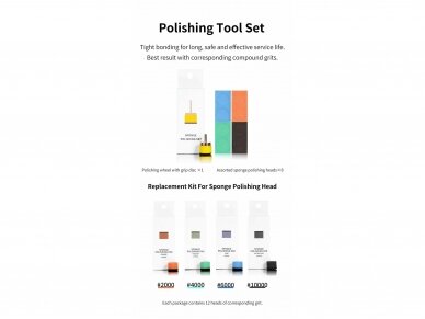 DSPIAE - SPP-S01 Sponge Polishing Set (1 + 8 pcs), DS56755 1 DSPIAE - SPP-S01 Sponge Polishing Set (1 + 8 pcs), DS56755 1