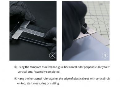 DSPIAE - SST-01 Stainless Steel T-Ruler (Roostevabast terasest T-joonlaud), DS56008 6