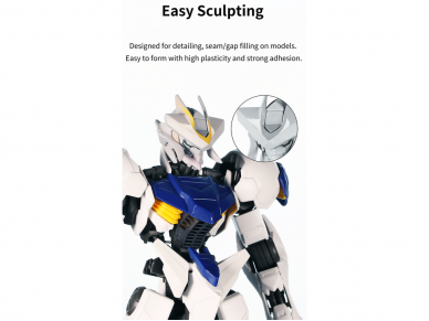 DSPIAE - MEP-02 Modeling epoxy putty, color white, DS56077 2