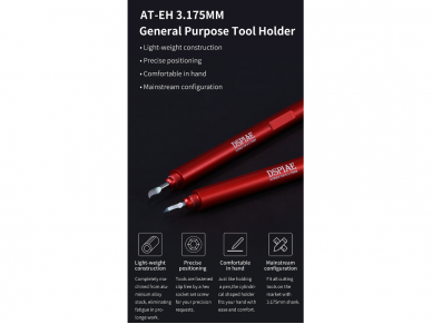 DSPIAE - AT-EH Universal aluminum alloy clamp, handle 3.175mm, DS56582 1 DSPIAE - AT-EH Universal aluminum alloy clamp, handle 3.175mm, DS56582 1