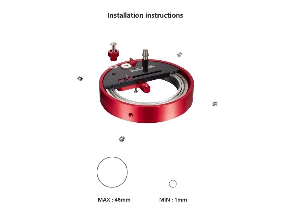 DSPIAE - MT-EC Adjustment Circular Cutter, DS56028 5 DSPIAE - MT-EC Adjustment Circular Cutter, DS56028 5