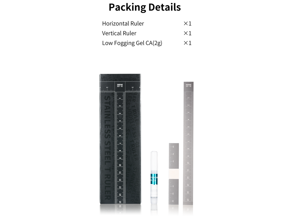 DSPIAE - SST-01 Stainless Steel T-Ruler, DS56008 7 DSPIAE - SST-01 Stainless Steel T-Ruler, DS56008 7