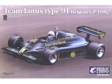 EBBRO - Team Lotus type 91 Belgian GP 1982, 1/20, 20019