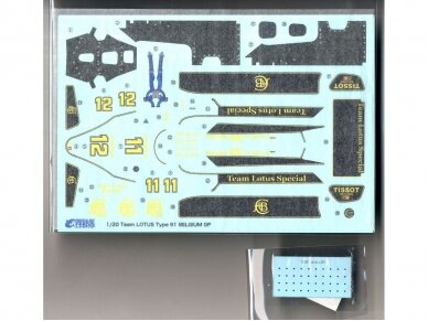 EBBRO -  Team Lotus type 91 Belgian GP 1982, 1/20, 20019 5